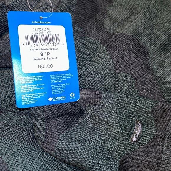 NWT $80 Columbia Women's Firwood Cardigan - Picture 6 of 7